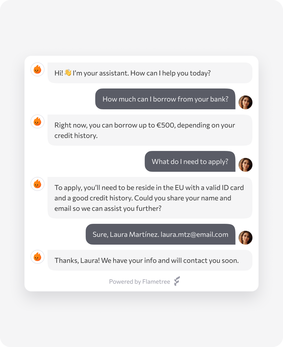 Website Lead Generation Example